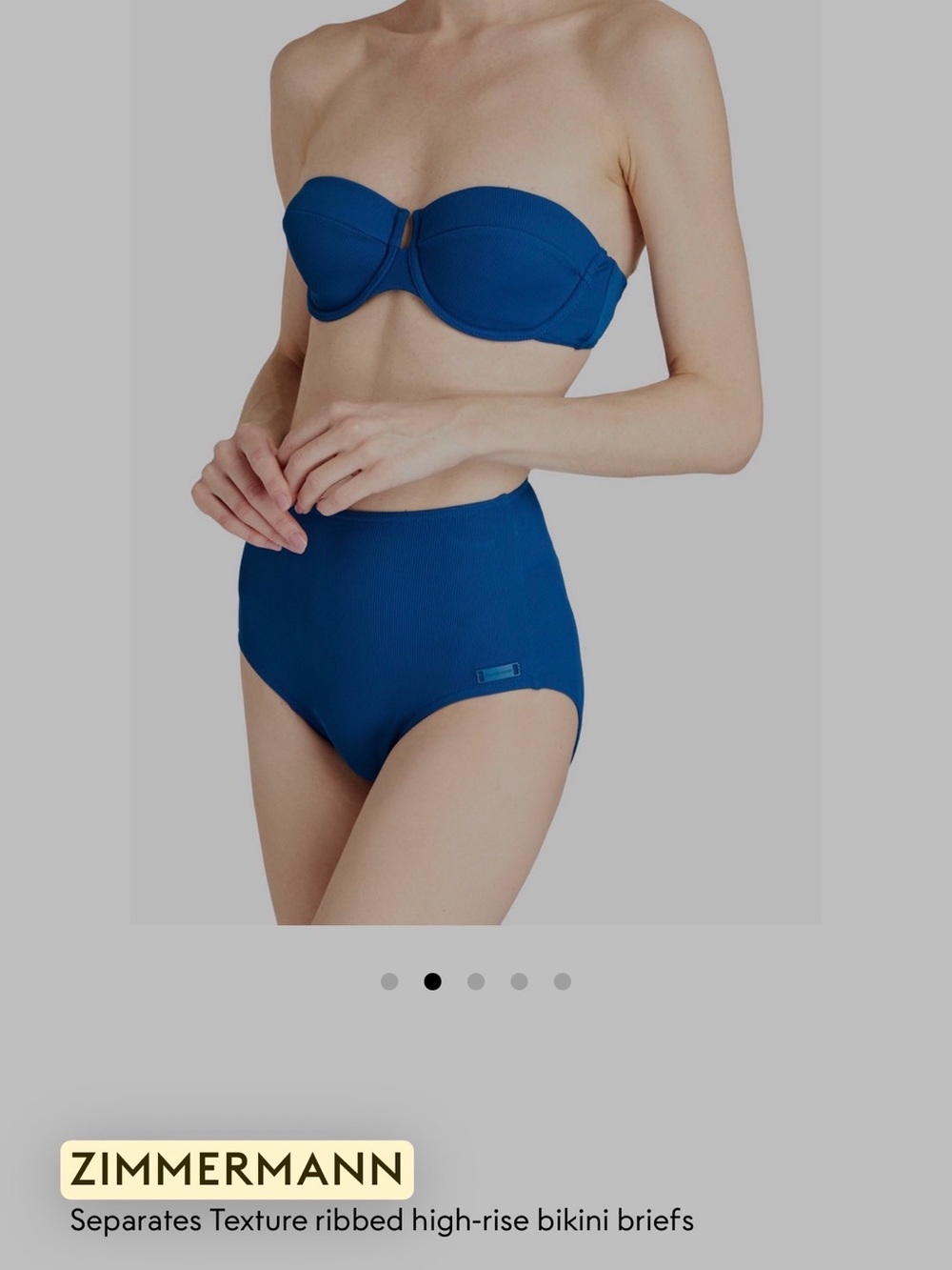 Zimmermann High-Waist Swim Bottom